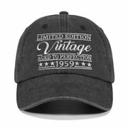 Rybicag 1959 Vintage 66th Birthday Cap Hat for Men Women Retro Style