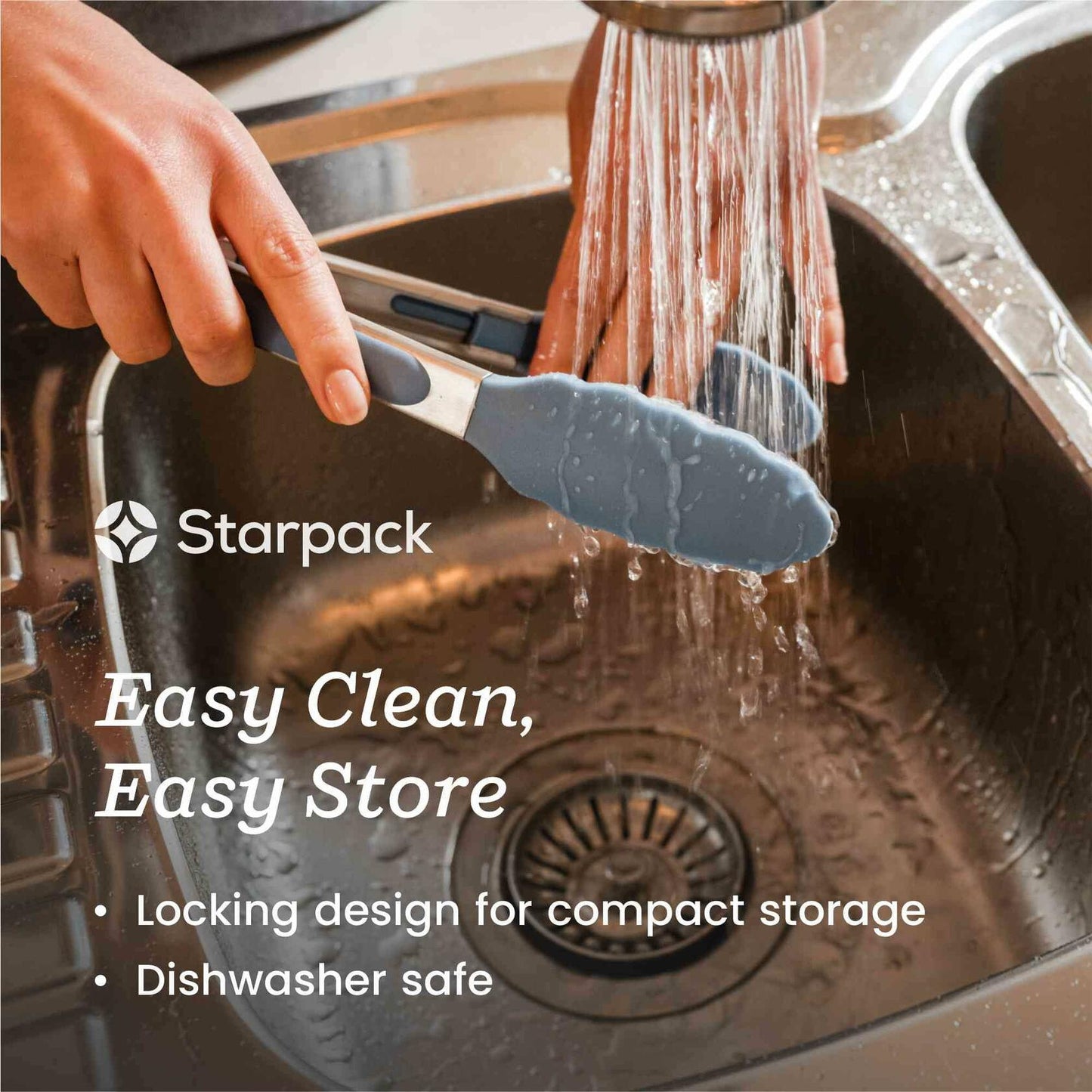 Starpack 'Get a Grip' 9" Silicone Kitchen Tongs BBQ Heat Resistant 600°F