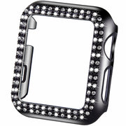 VIQIV Bling Face Bumper Case Cover for Apple Watch 38-44mm Series 1-5 Black