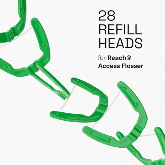 REACH Ultraclean Access Flosser Refill Pack Mint 28 Count 1 Pack New