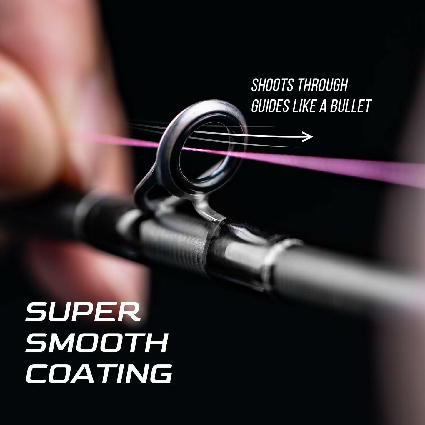HANDING Blast Braided Fishing Line - No Stretch Colored Braid - Pre-Wet