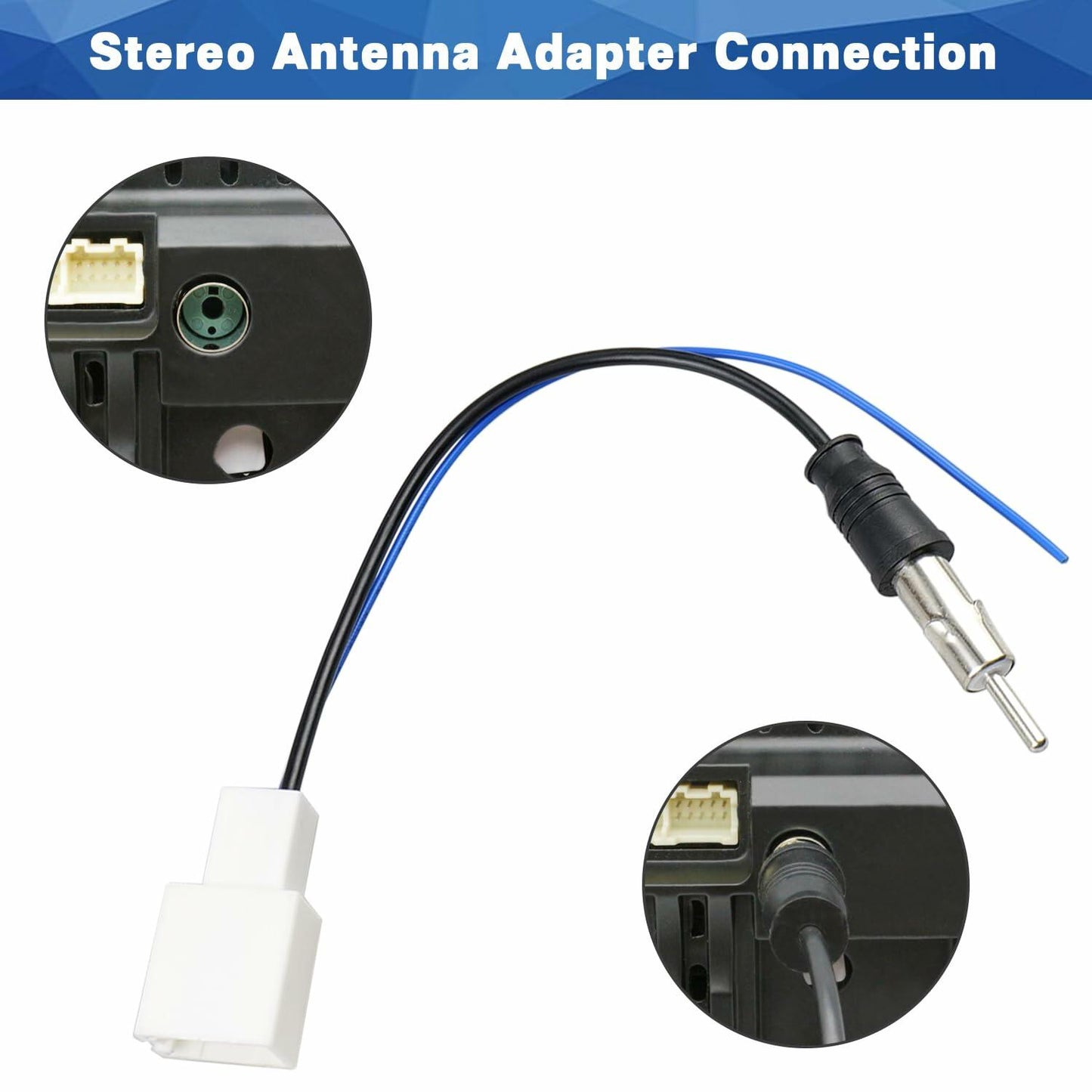 Fiegromech 20Pin Radio Wiring Harness Adapter Toyota JBL Car Stereo Plug