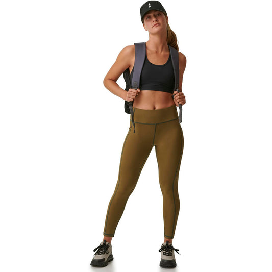 BASS OUTDOOR Women's Easy-Care Leggings with Thigh Pockets Military XS New