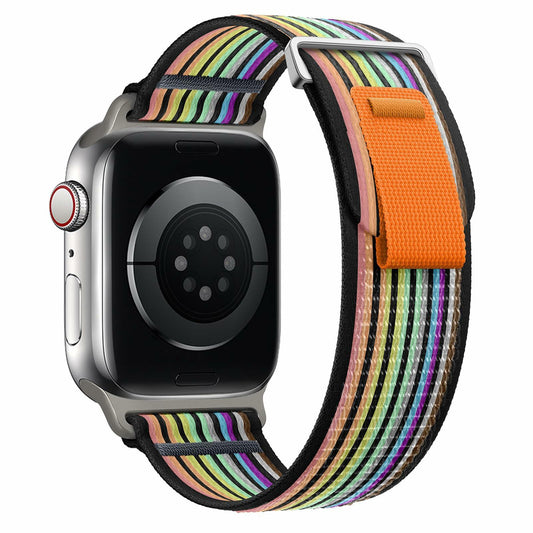 Eweison Sport Trail Loop Strap Compatible Apple Watch 38-49mm Nylon Braided Band