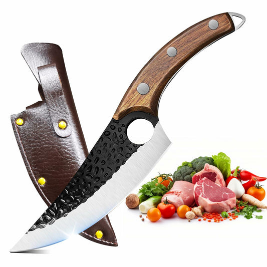 Choies Japanese Chef Knife Damascus Steel Kitchen Knife with Sheath New