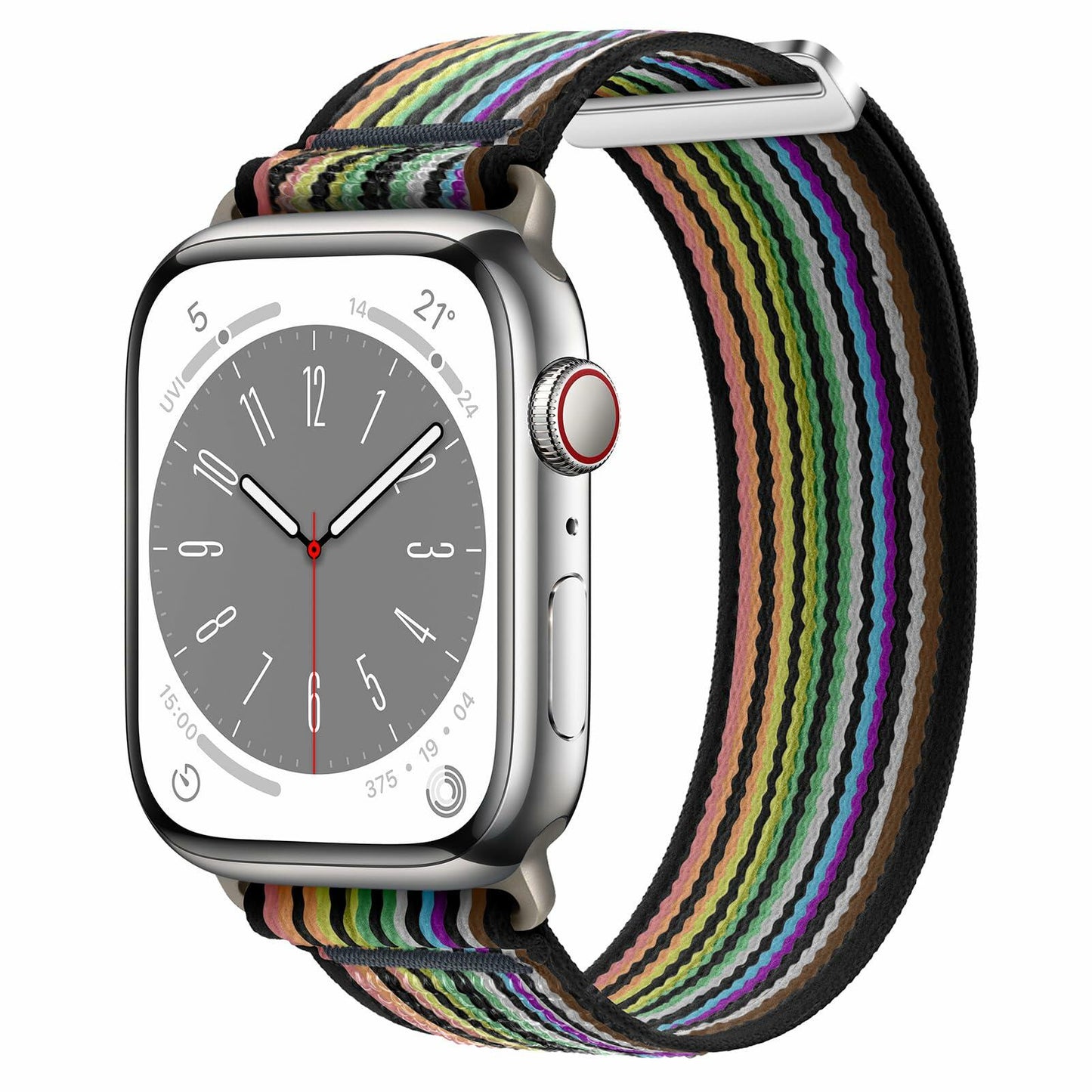 Eweison Sport Trail Loop Strap Compatible Apple Watch 38-49mm Nylon Braided Band