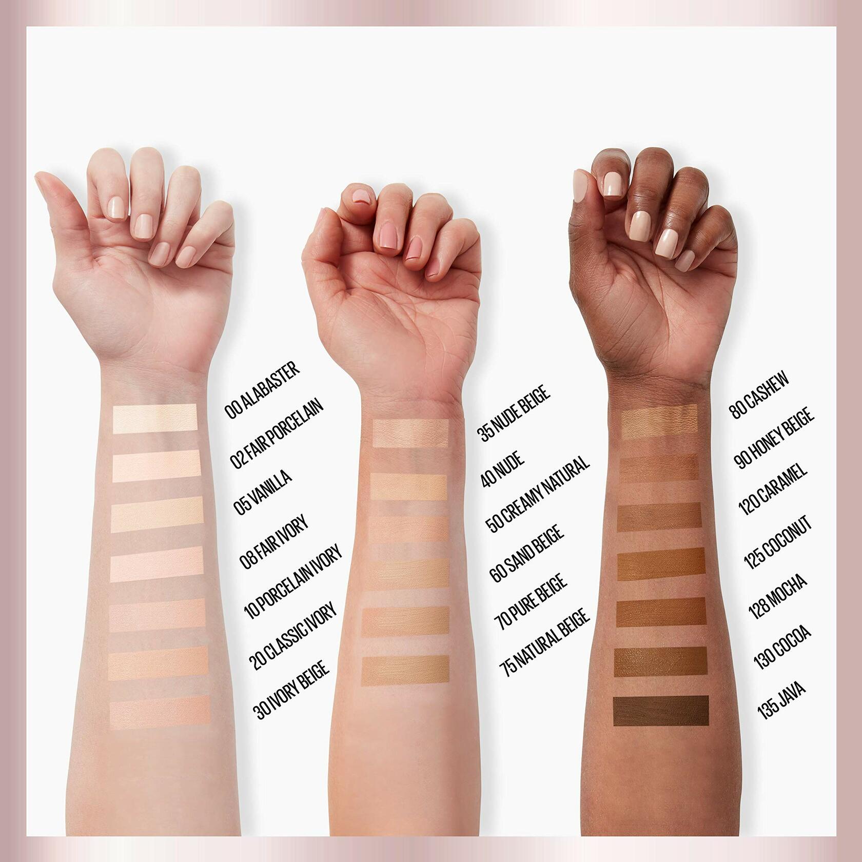 Maybelline Dream Radiant Liquid Medium Coverage Hydrating Makeup Java 1oz