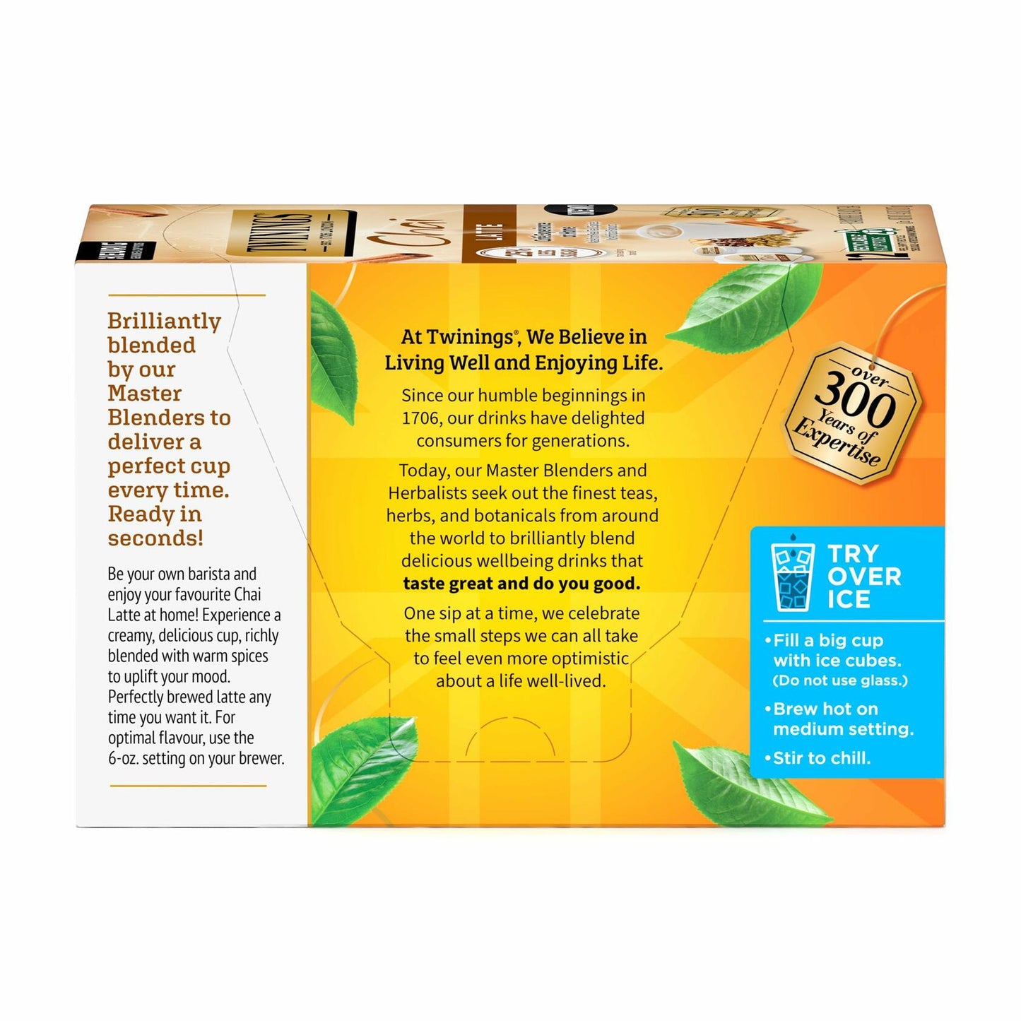 Twinings Chai Latte K-Cup Pods – 72ct (6x12ct), Creamy, Slightly Sweet