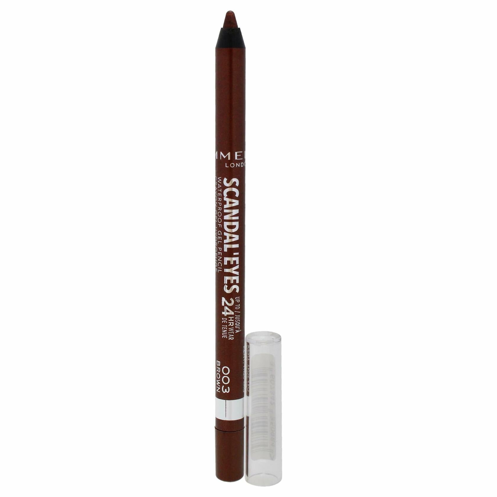 Rimmel London Scandaleyes Waterproof Kohl Kajal Eyeliner Pencil Brown 0.04oz