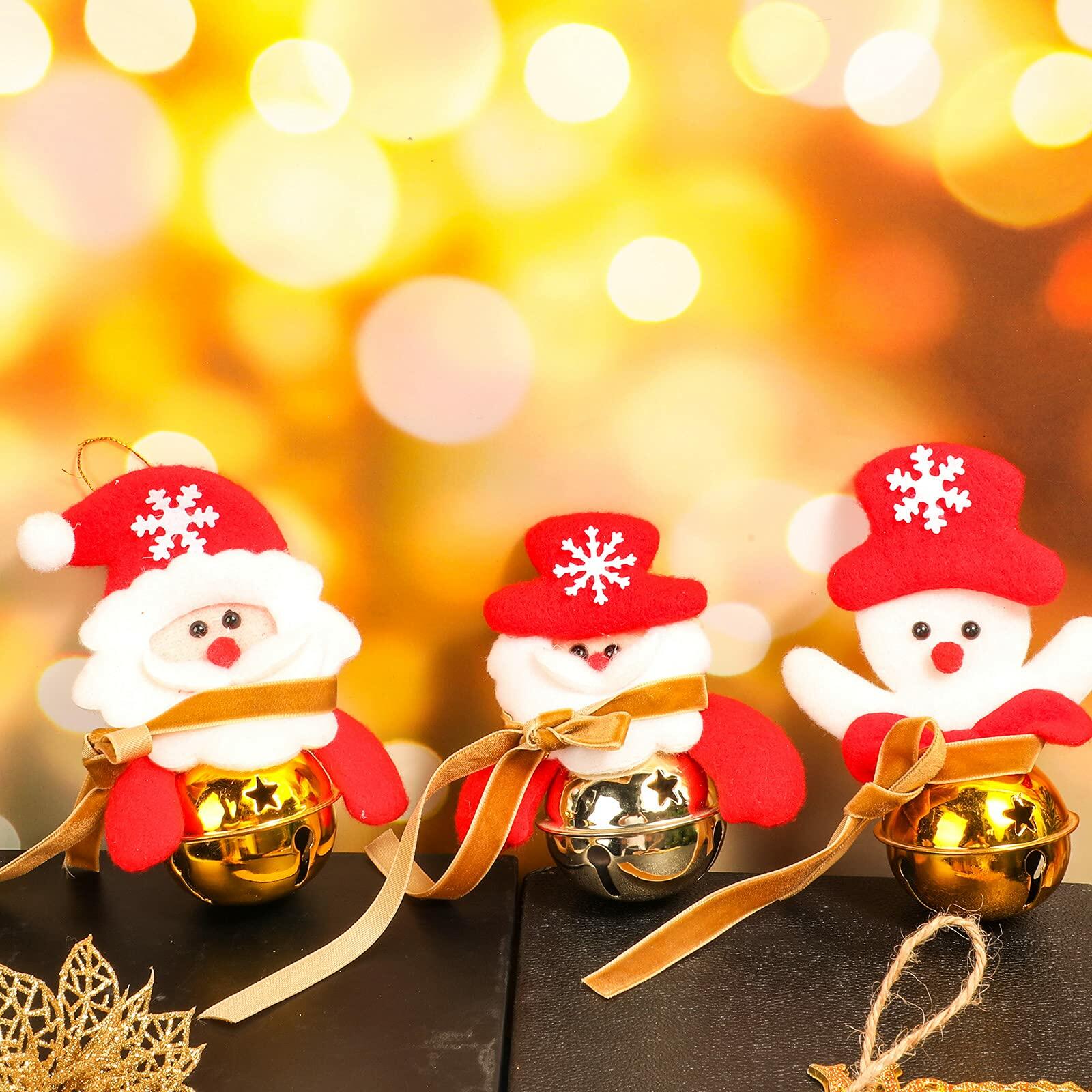 Yilloog 3 Rolls Christmas Velvet Ribbon 75 Yards 3/8 5/8 1 Inch Khaki Satin