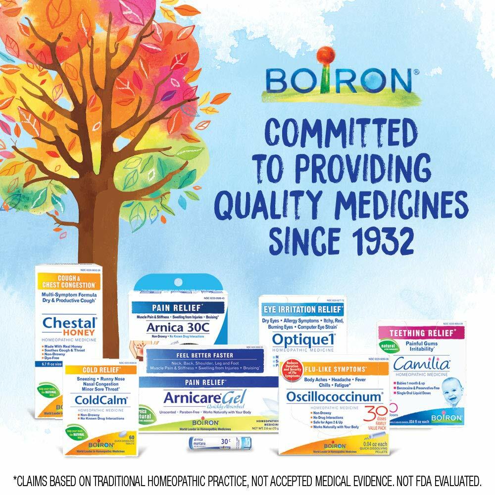 BestBy02/29 Boiron ColdCalm Tablets Non-Drowsy (2 Pack of 60) 120 Count Cold
