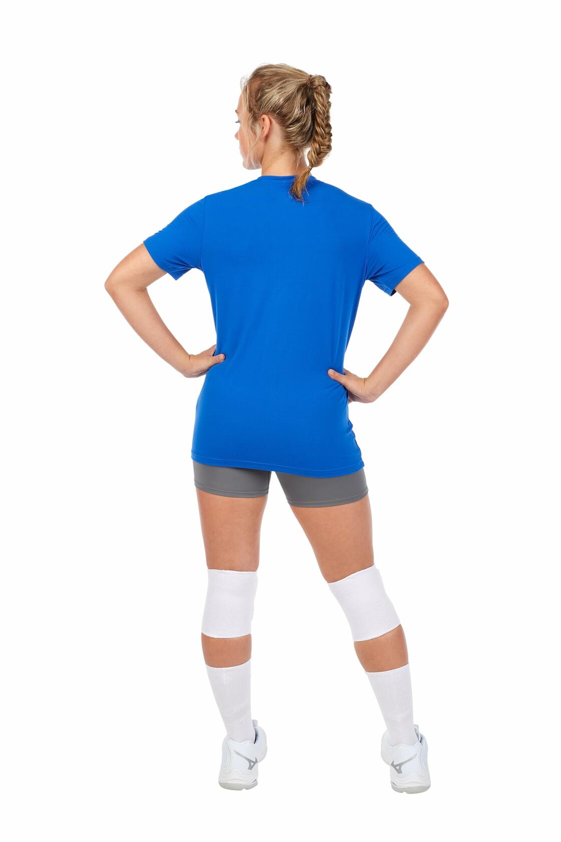 Mizuno Women's Attack Tee 3.0 Short Sleeve Volleyball Shirt Orange XL