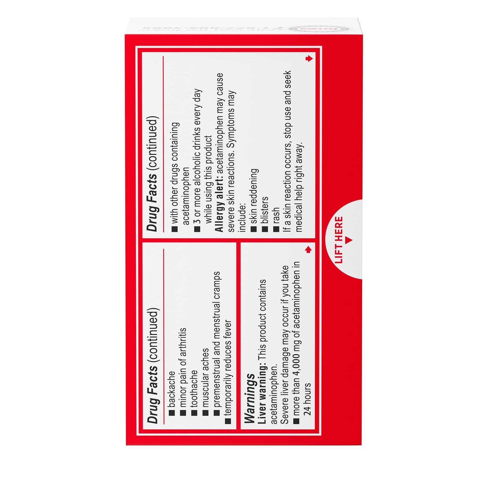 BB04/27 Tylenol Extra Strength 500mg Berry Flavor Dissolve Packs 12ct New