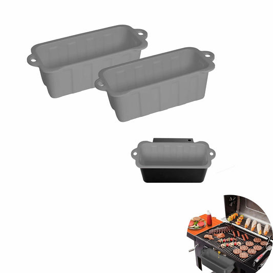 SIRUITON 2PCS Blackstone Grease Cup Liners Grey for 17-36 Inch Grill Reusable