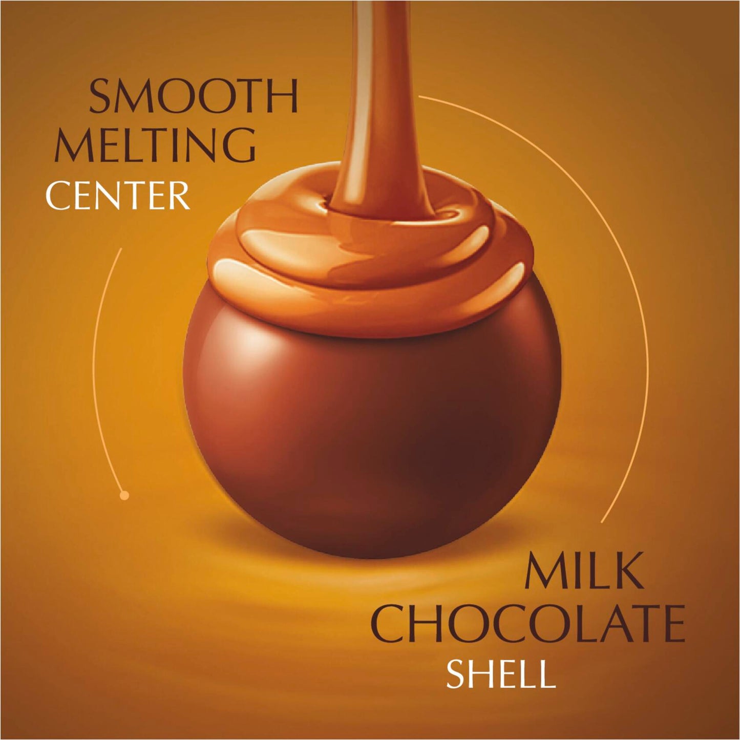 BB07/25 Lindt Lindor Caramel Milk Chocolate Truffles 60 Count 25.4 oz