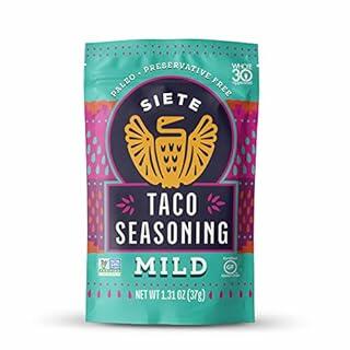 BestBy06/25 Siete Mild Taco Seasoning 1.31oz Packet Vegan Gluten Free Grain Free