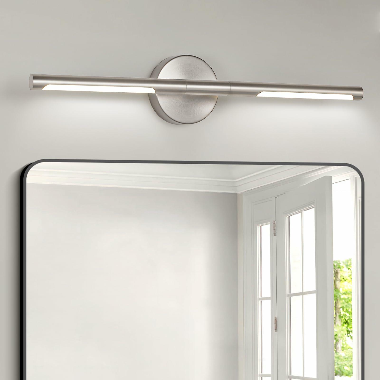 360° Rotatable 24" 18W LED Bathroom Vanity Light Fixture Black & Gold