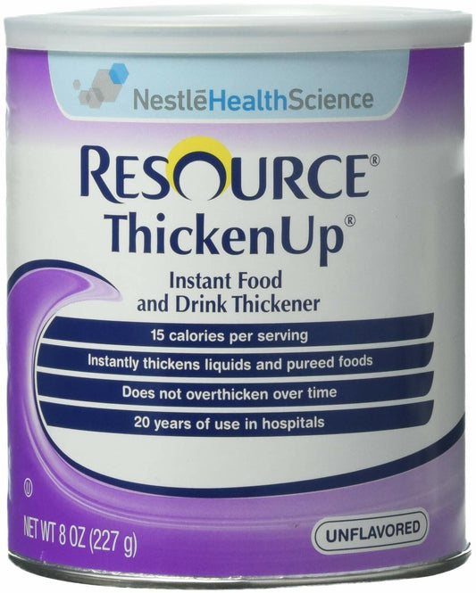 BestBy07/25 Nestle ThickenUp Food & Drink Thickener Unflavored 8oz Canister