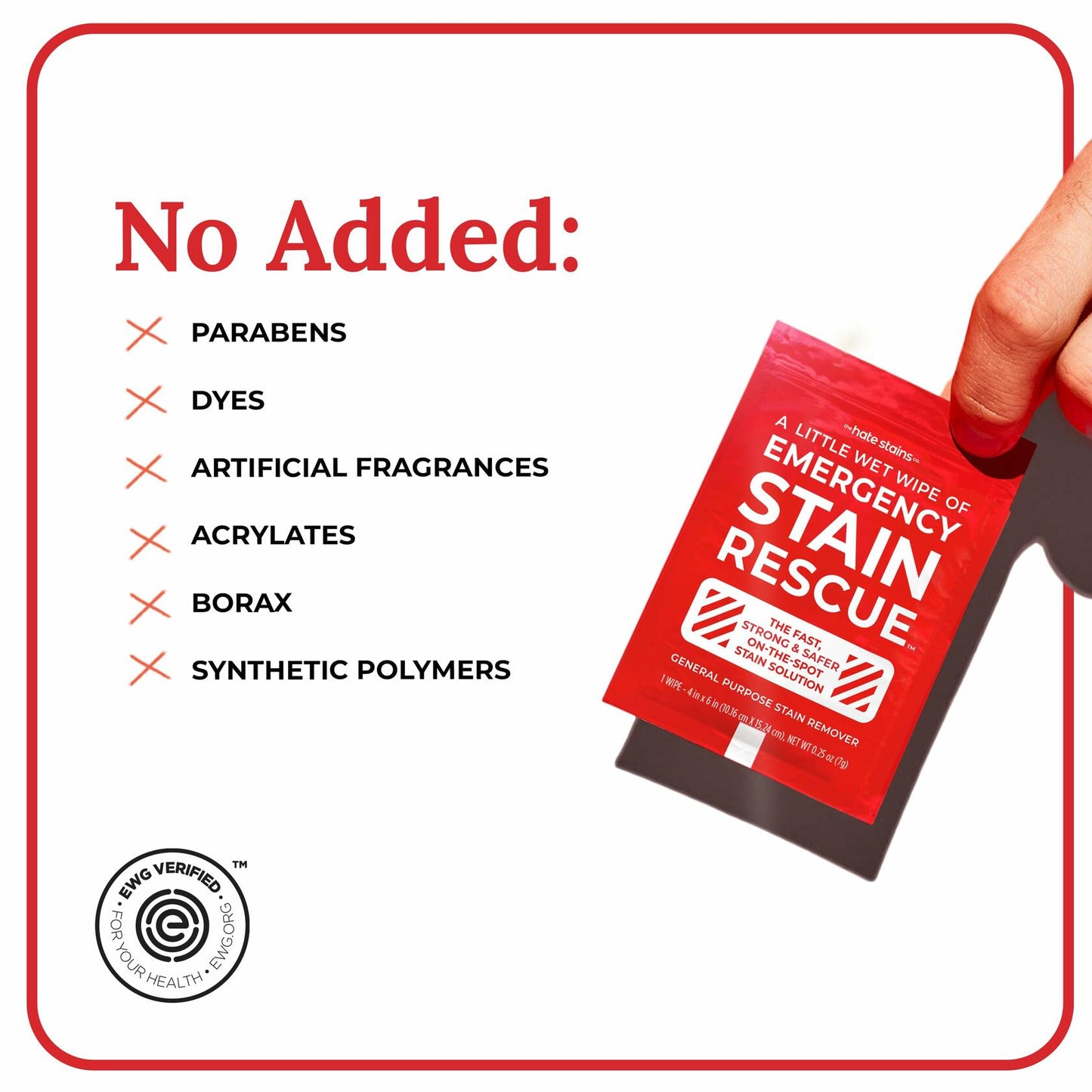 Emergency Stain Rescue 5 Count Pack - Professional Grade Stain Remover