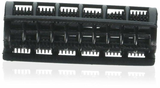 Diane 10 Count 1 Inch Black Snap On Hair Rollers Secure Hold Curlers