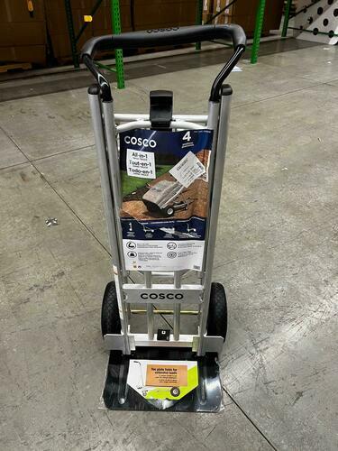 [Very_good] Cosco 4-in-1 Convertible Hand Truck, Silver 12323ASC1
