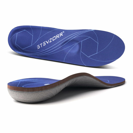 STSVZORR Plantar Fasciitis Inserts Arch Support Heel Pain US-10 Dark Violet Blue