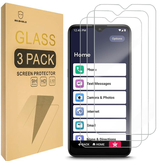 Mr.Shield 3-Pack Jitterbug Smart3 Tempered Glass Screen Protector 9H Japan Glass