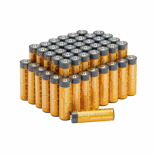 [Like_new] Amazon Basics 48-Pack AA Alkaline Batteries 1.5V High-Performance 10-Year Life