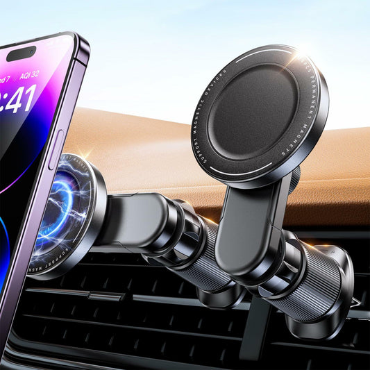NIYEVN MagSafe Car Mount, 20 Magnets, 360° Rotation, Air Vent Holder
