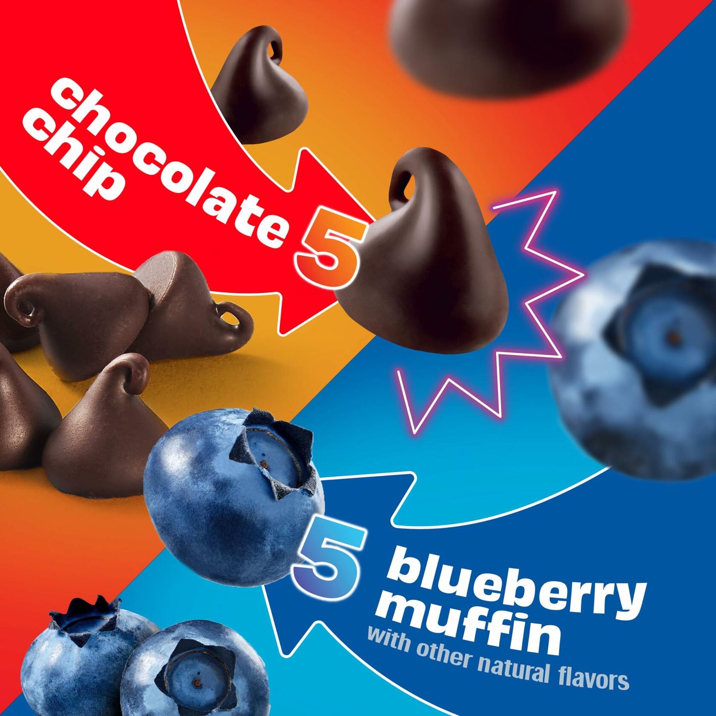 BestBy01/25 KIND Kids OatBars Variety Pack 10Count BlueberryMuffin ChocolateChip