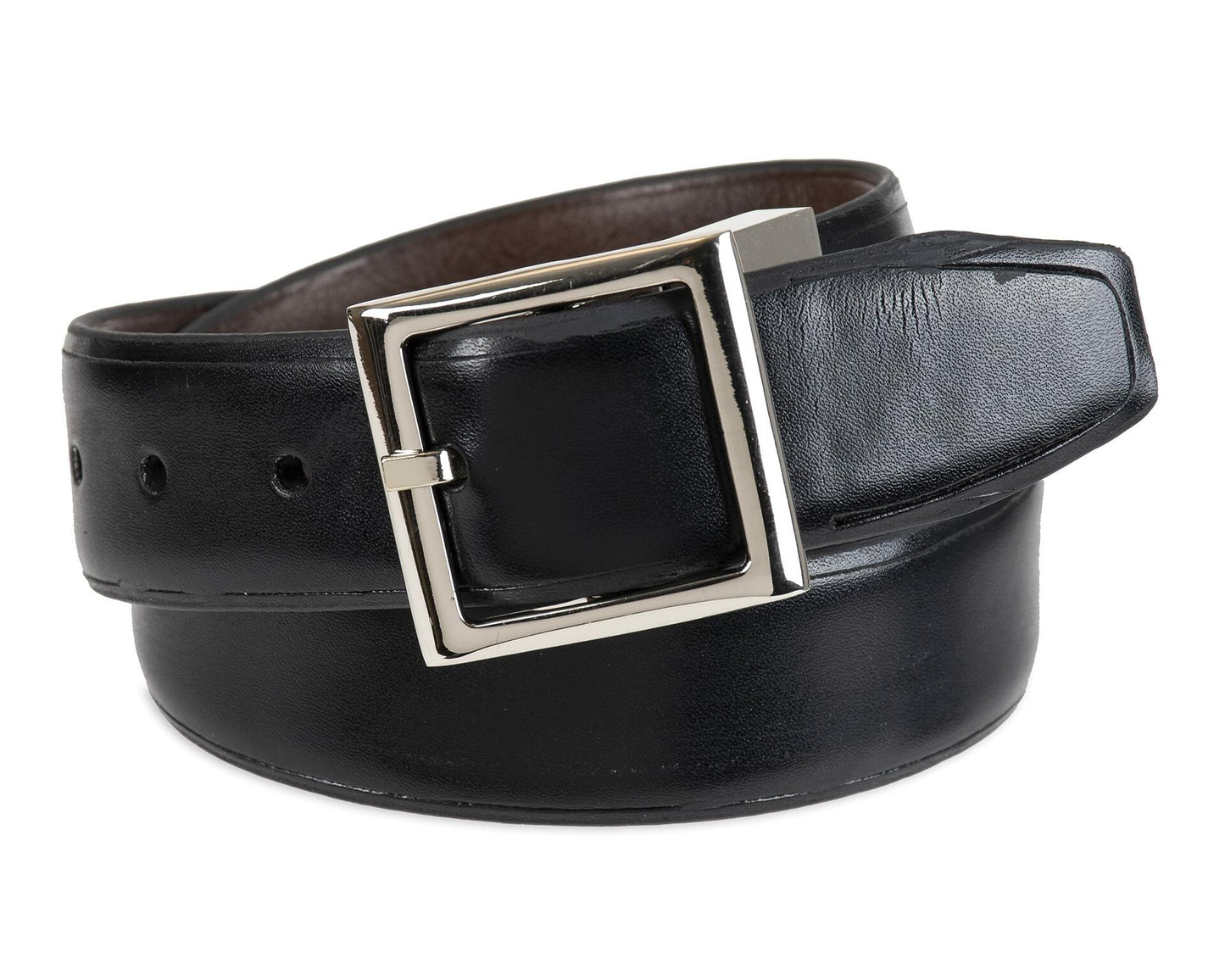 Dockers Boys Reversible Dress and Casual Belt Black/Brown Medium US