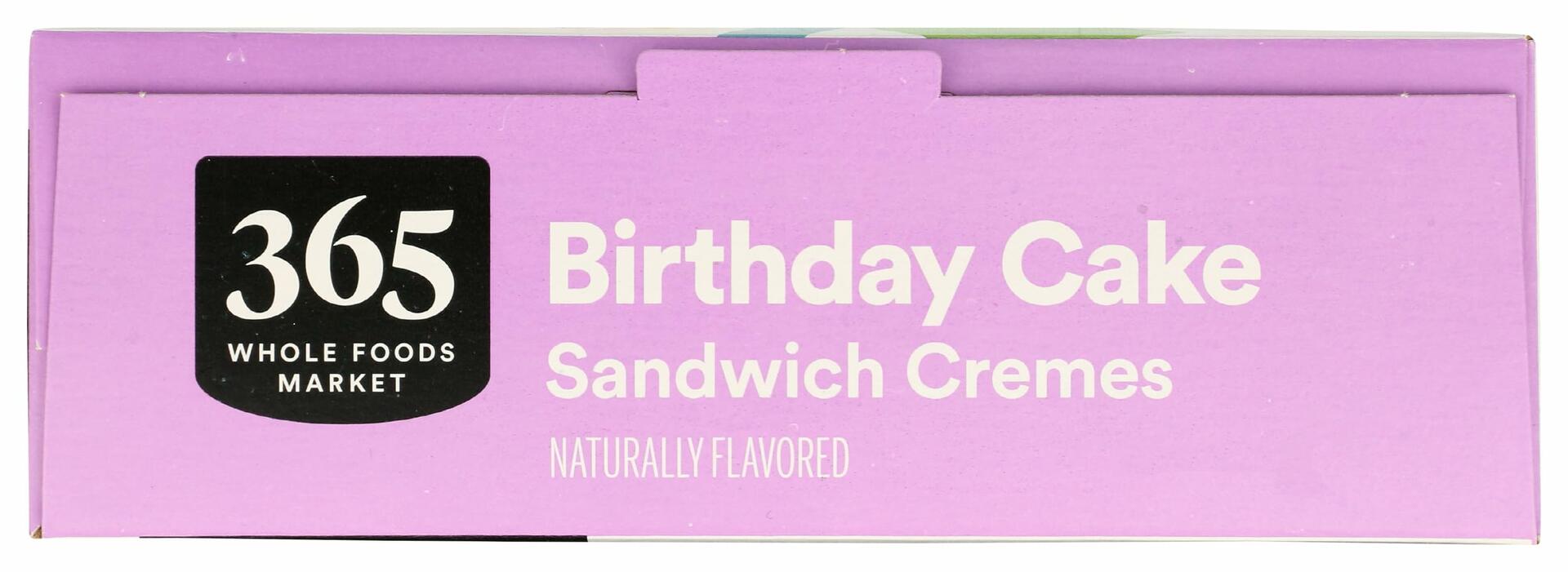 BestBy12/24 365 by Whole Foods Birthday Cake Sandwich Creme Cookies 20 OZ