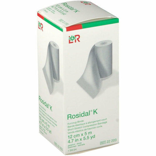Rosidal K 12cm x 5m Short Stretch Compression Bandage - New