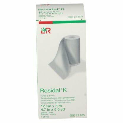 Rosidal K 12cm x 5m Short Stretch Compression Bandage - New