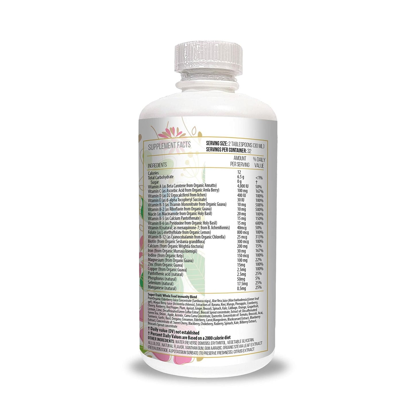 Actif Organic Bariatric Liquid Support 32oz Advanced Formula Non GMO