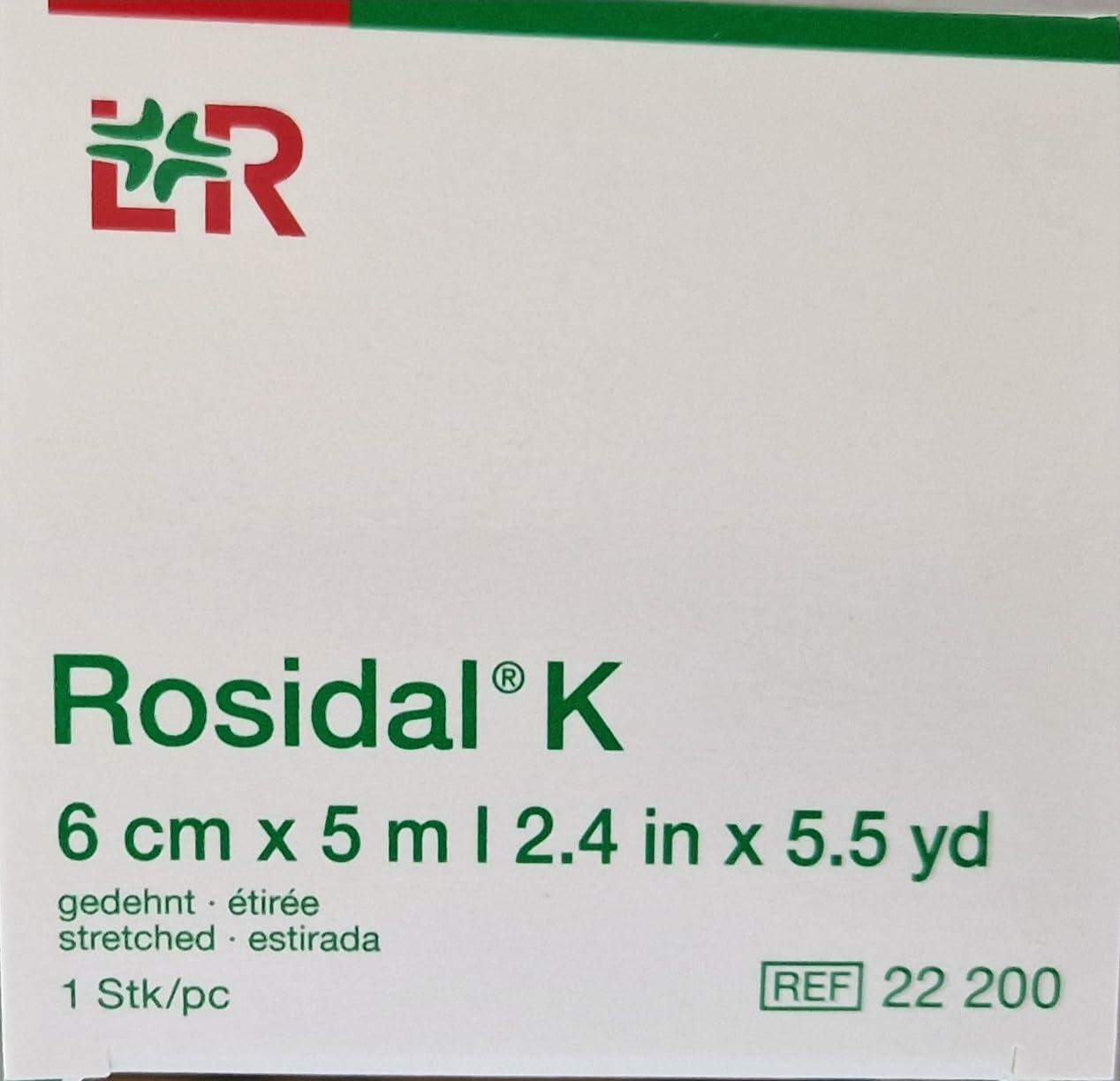 BestBy12/28 Rosidal K 6cm x 5m Short Stretch Compression Bandage