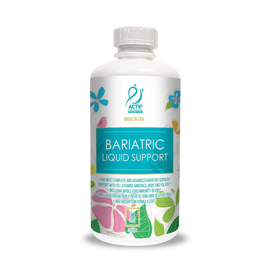 Actif Organic Bariatric Liquid Support 32oz Advanced Formula Non GMO