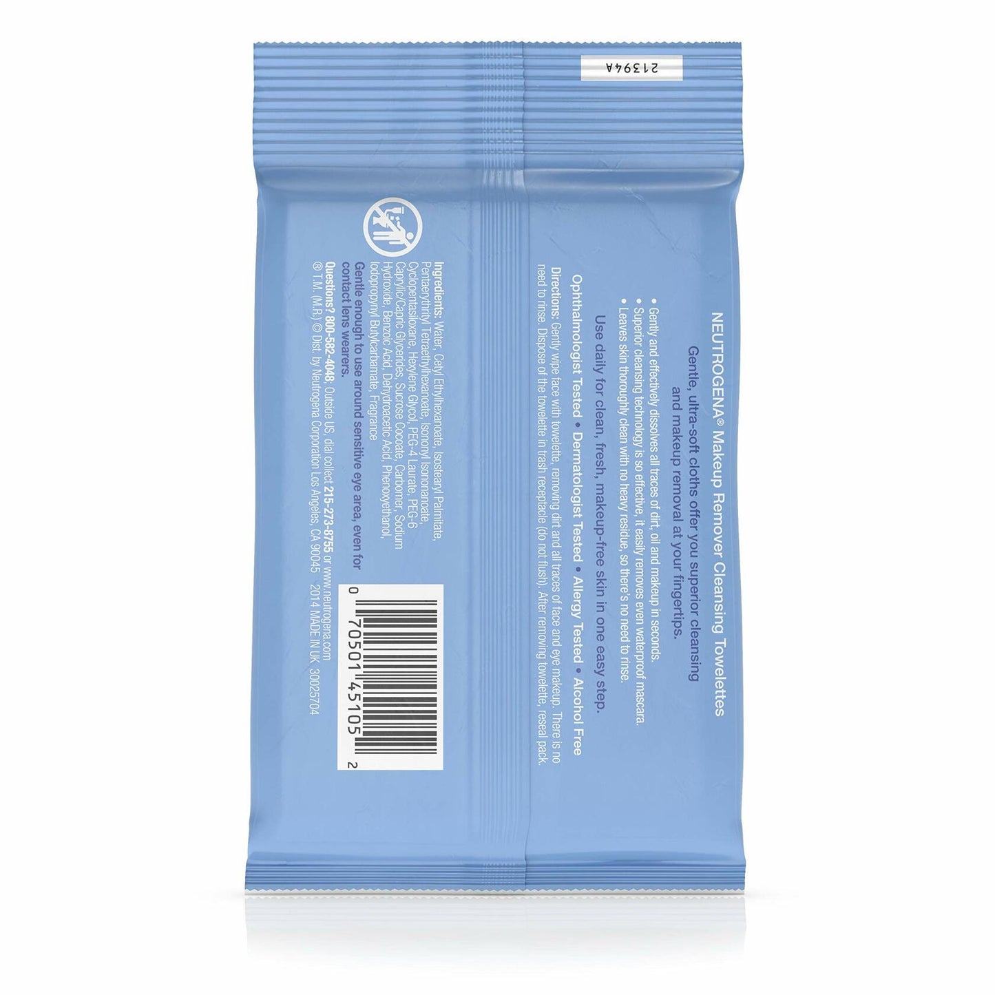 Neutrogena Make-Up Remover Cleansing Towelettes 7 Count Packaging May Vary
