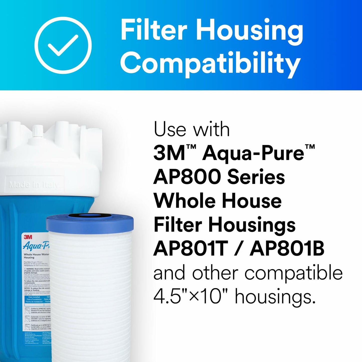 3M Aqua-Pure Whole House Replacement Water Filter AP810