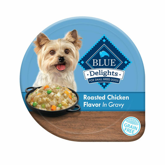 BB07/26 Blue Buffalo Delights Wet Dog Food Small Breed - Chicken 3.5oz 12ct