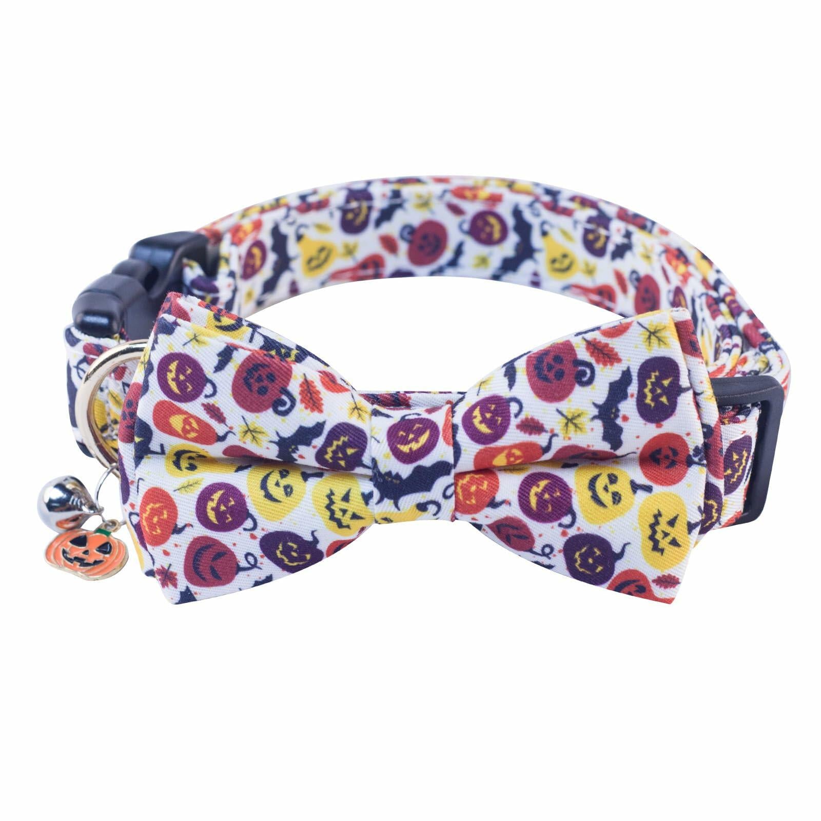 NISIYE Dog Bowtie Collar Soft Adjustable Blue with Metal Buckle for Pets