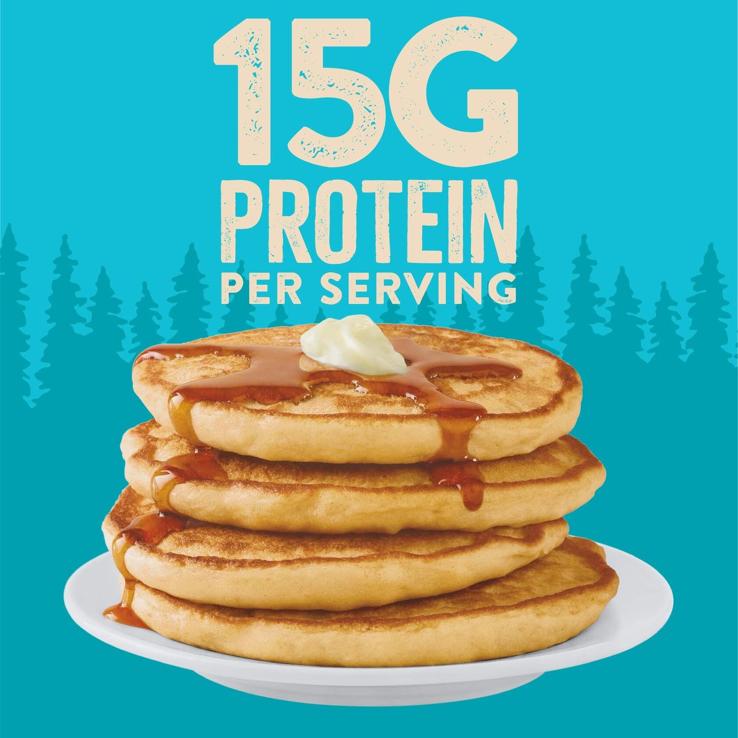 BestBy09/25 Krusteaz Protein Pancake Mix Buttermilk 100% Whole Grain 1.25lb