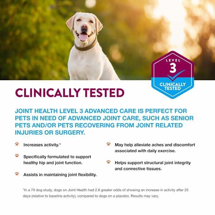 BestBy02/27 NaturVet Advanced Care Joint Health Soft Chews for Dogs & Cats 120ct