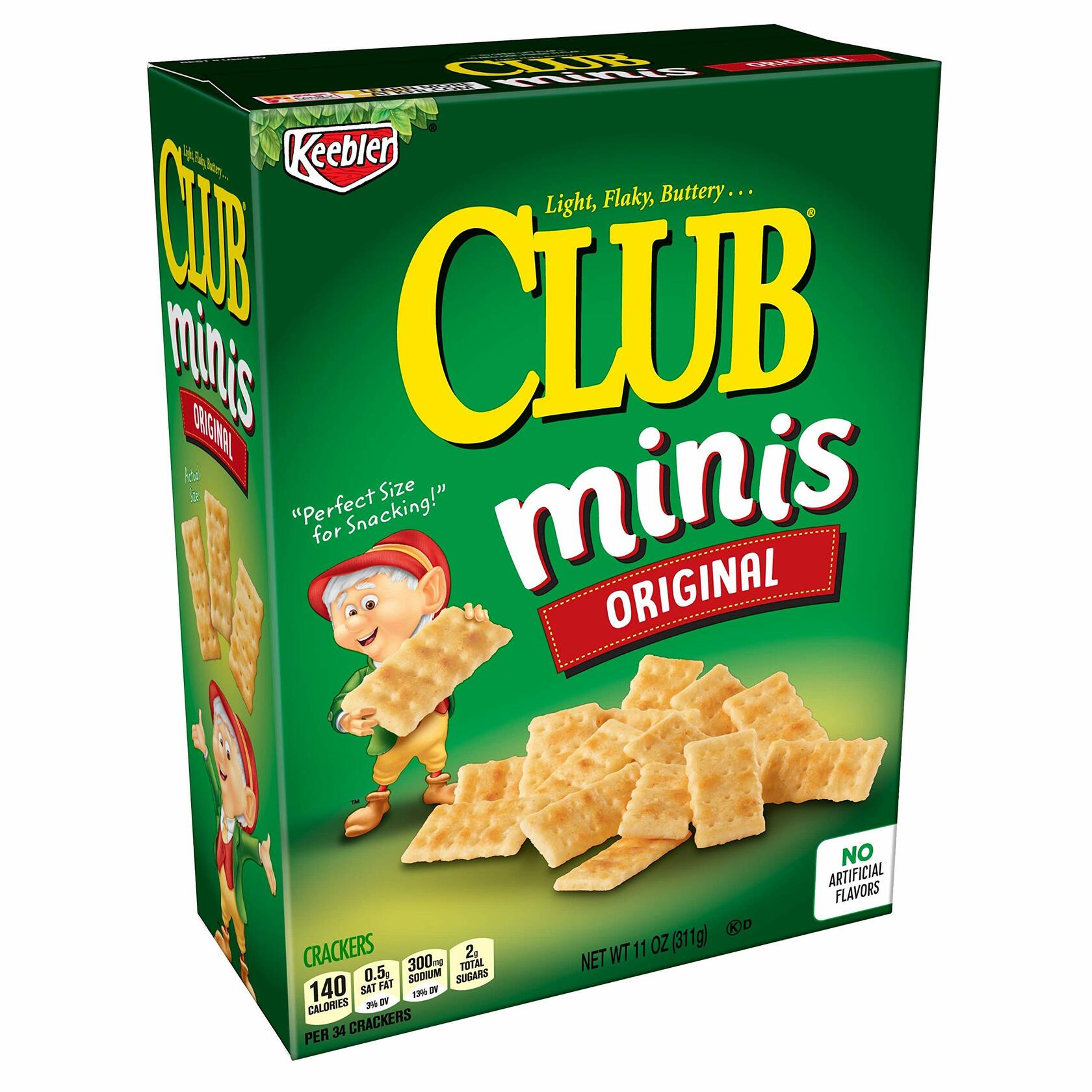 BestBy05/25 Keebler Club Crackers Minis Original 11oz Box Set of 2
