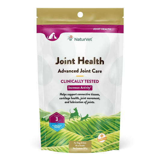 BestBy02/27 NaturVet Advanced Care Joint Health Soft Chews for Dogs & Cats 120ct