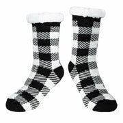 Kiddokids Women's Fuzzy Slipper Socks with Grippers Warm Cozy - One Size