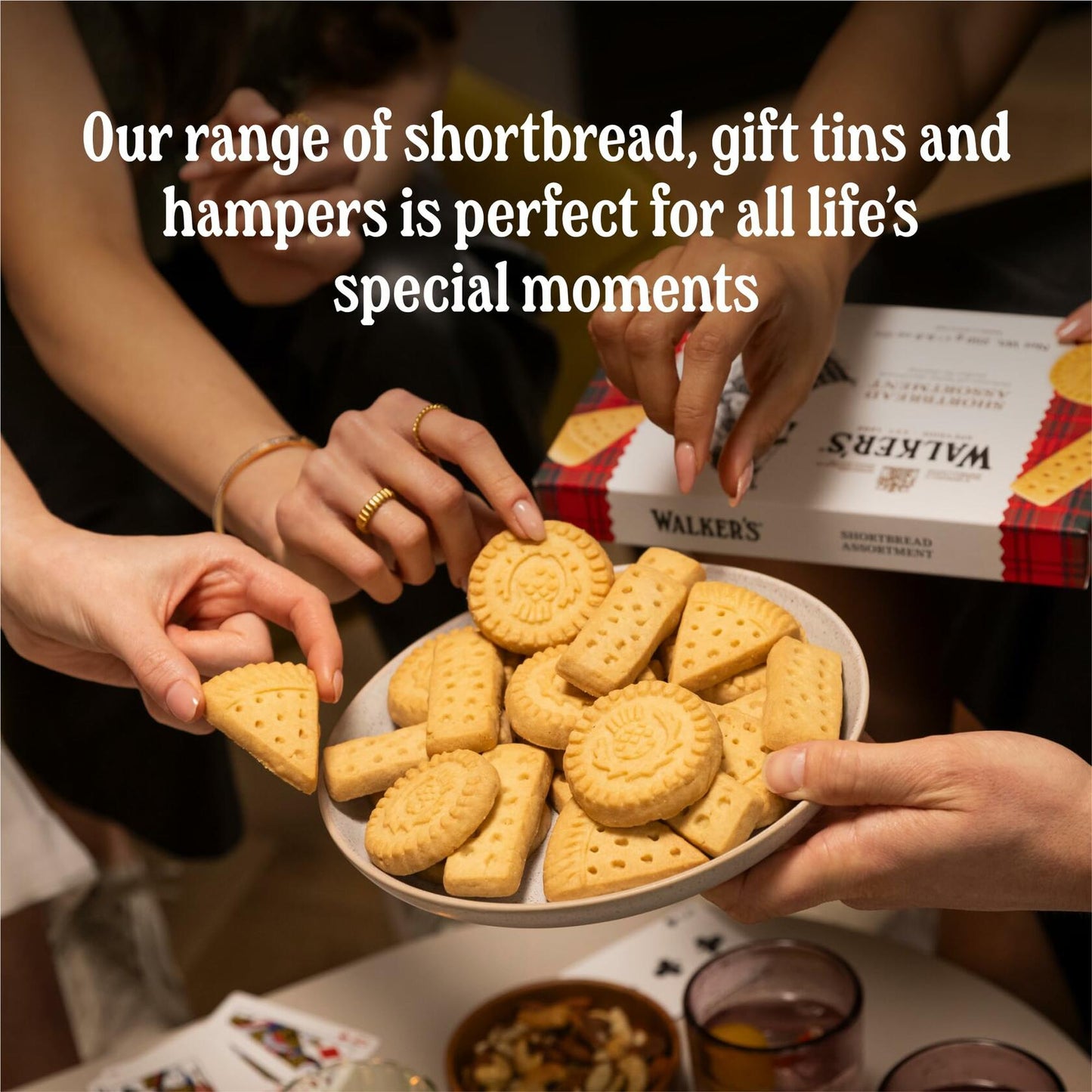 Walkers Holiday Mini Mincemeat Tarts 6 pcs 13.1oz Box Luxury Pastry