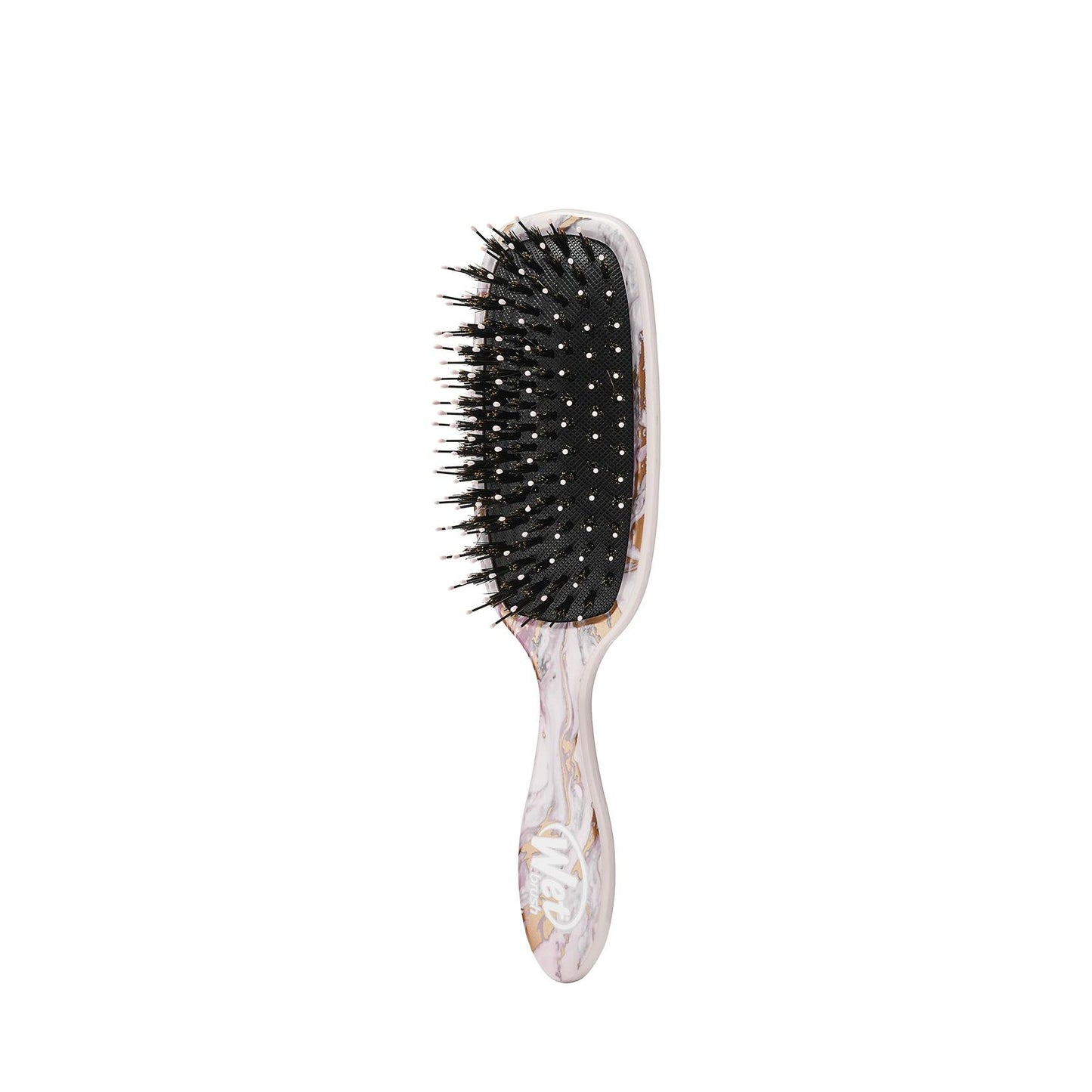 Wet Brush Marble Bronze Shine Enhancer Paddle Brush - Detangler with Argan Oil