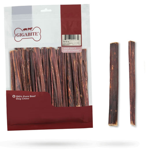 BB08/26 Best Pet Supplies GigaBite 6in Beef Jerky Sticks 40 Pack - Natural