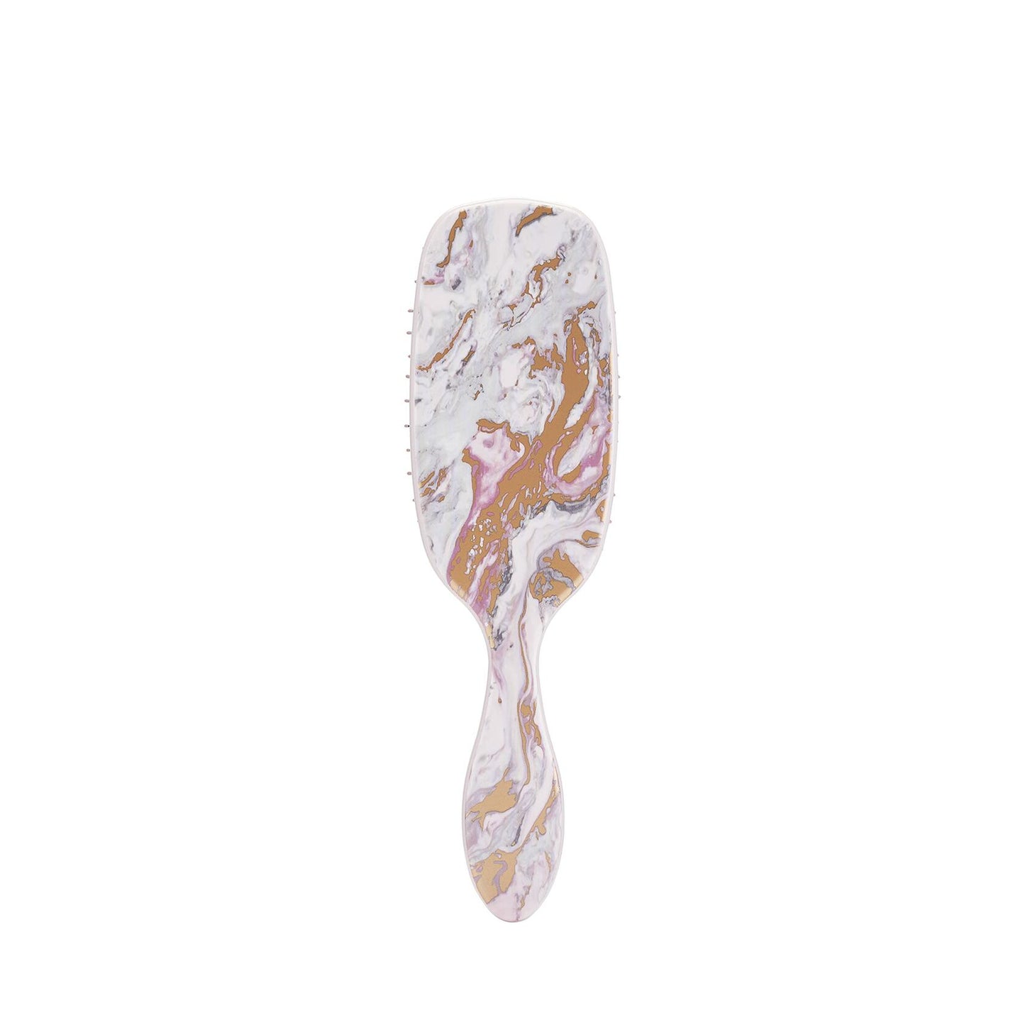 Wet Brush Marble Bronze Shine Enhancer Paddle Brush - Detangler with Argan Oil